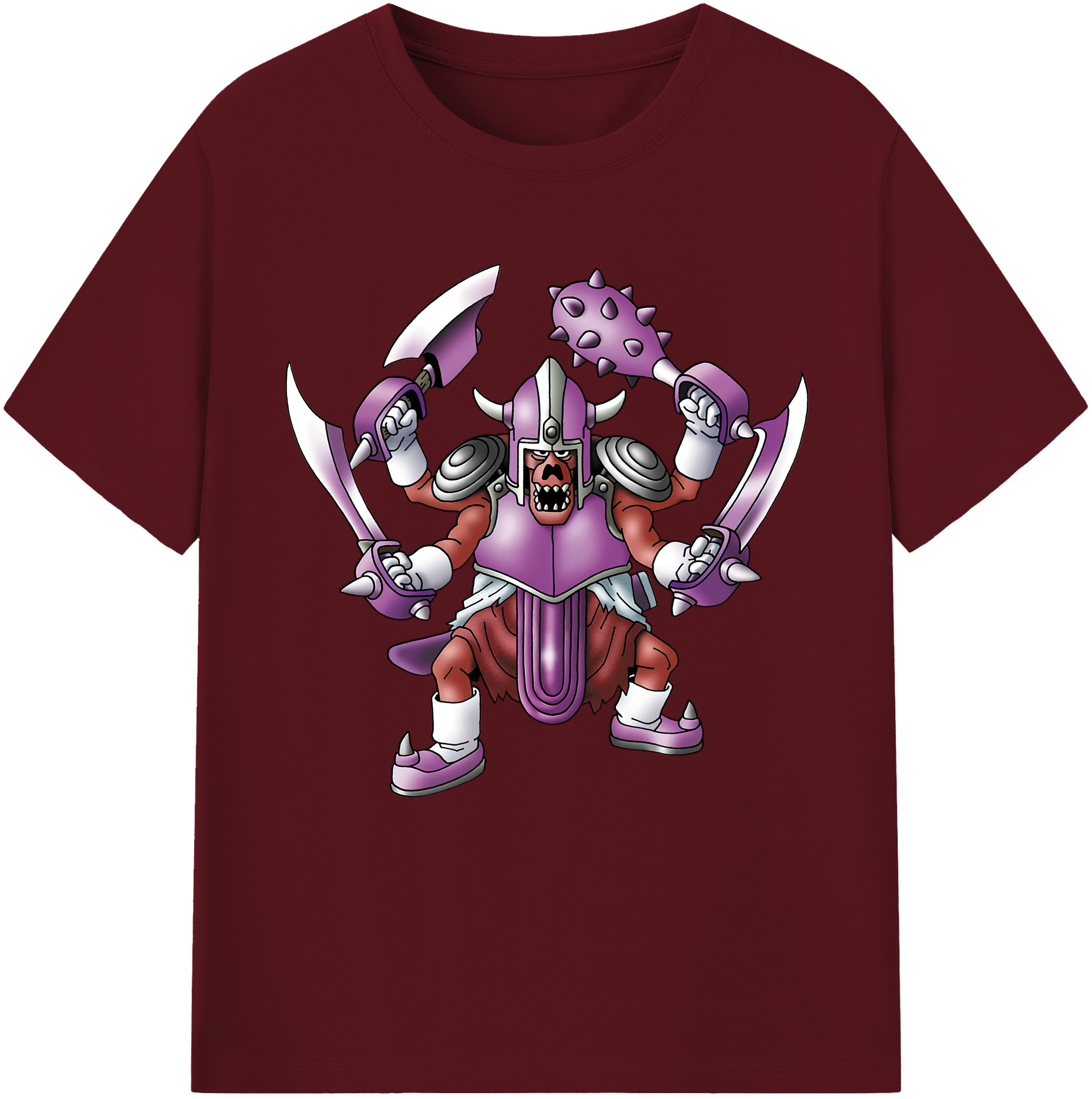 （画像用） ドラゴンクエスト Doragon Kuesuto Dragon Quest 綿100％半袖Tシャツ（フロントプリント）